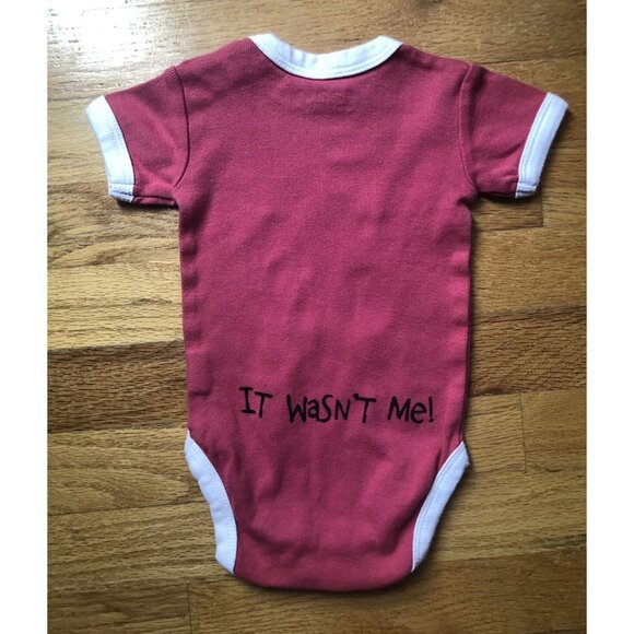 Lazy One 6M Ringer Onsie “Little Stinker” - Picture 4 of 4